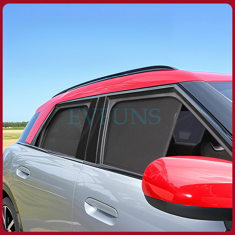 MINI U25 J05 Magnetic Sunshade – Side Window UV Protection Curtain Evfuns