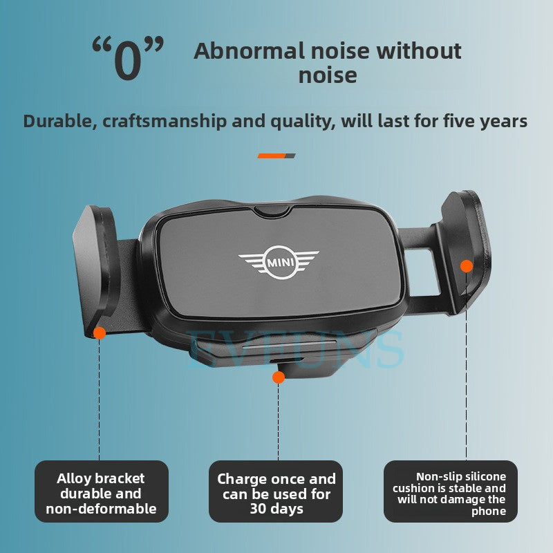 MINI Air Vent Phone Holder | Aluminum Alloy Car Mount Clip Evfuns