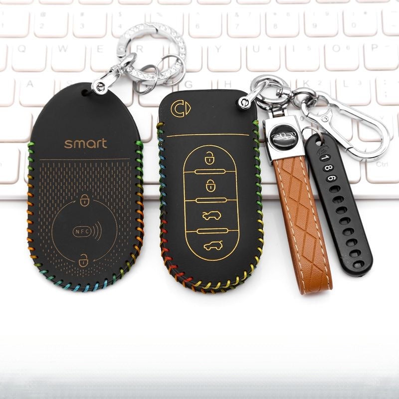 Fashion Genuine Leather Key Case for Smart #5