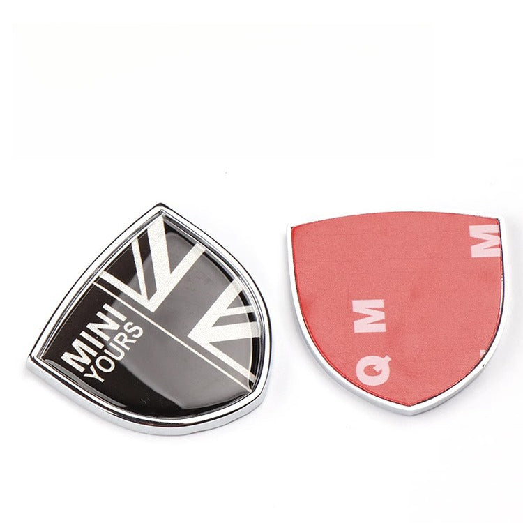 MINI Cooper Creative Metal Emblem Stickers – Universal Body/Window Badge Evfuns