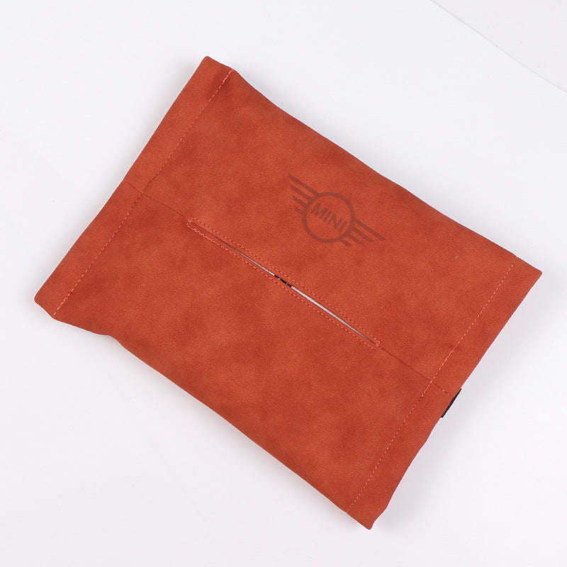 Mini Car Hanging Tissue Box Dark brown Evfuns