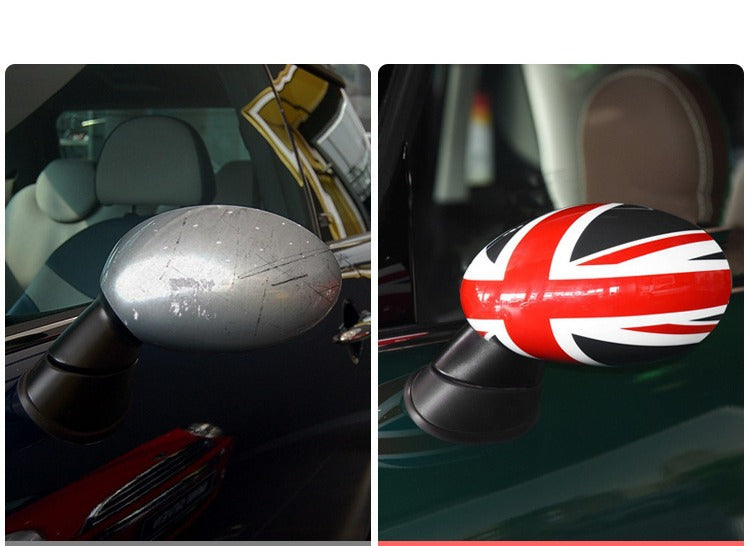 MINI R50 R52 R53 Rearview Mirror Trim Covers – Cooper ONE Mirror Decor Evfuns