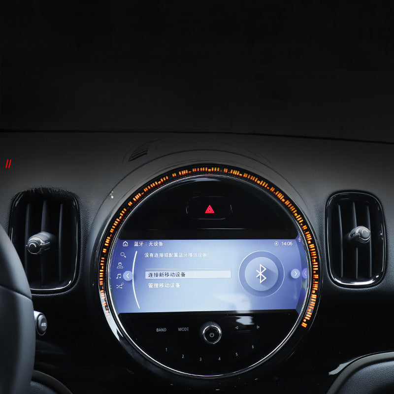 MINI Cooper F54 F60 Ambient Light Trim – Dashboard Screen Frame Cover Evfuns