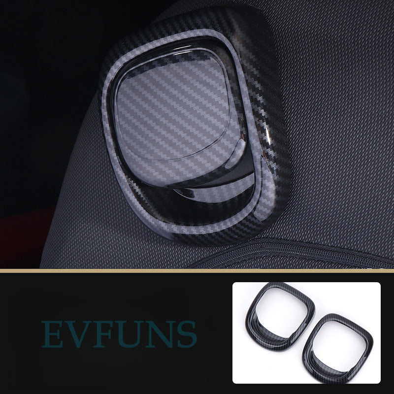 MINI Cooper F55/F56 Carbon Fiber Air Vent Trim – Interior Upgrade Cover F56 chair back handle cover pair Evfuns