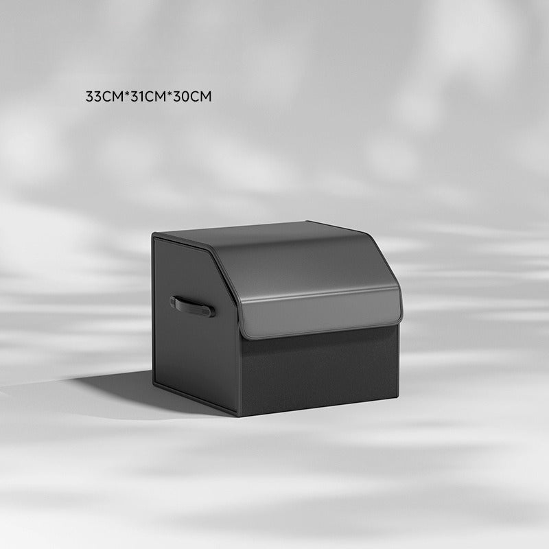 Foldable Leather Car Trunk Storage Box