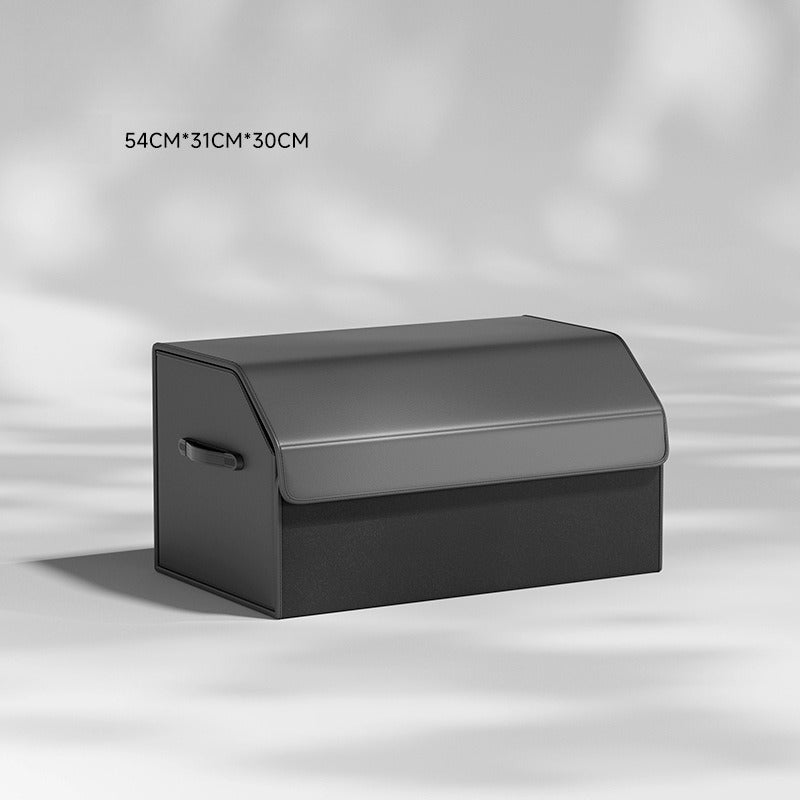 Foldable Leather Car Trunk Storage Box
