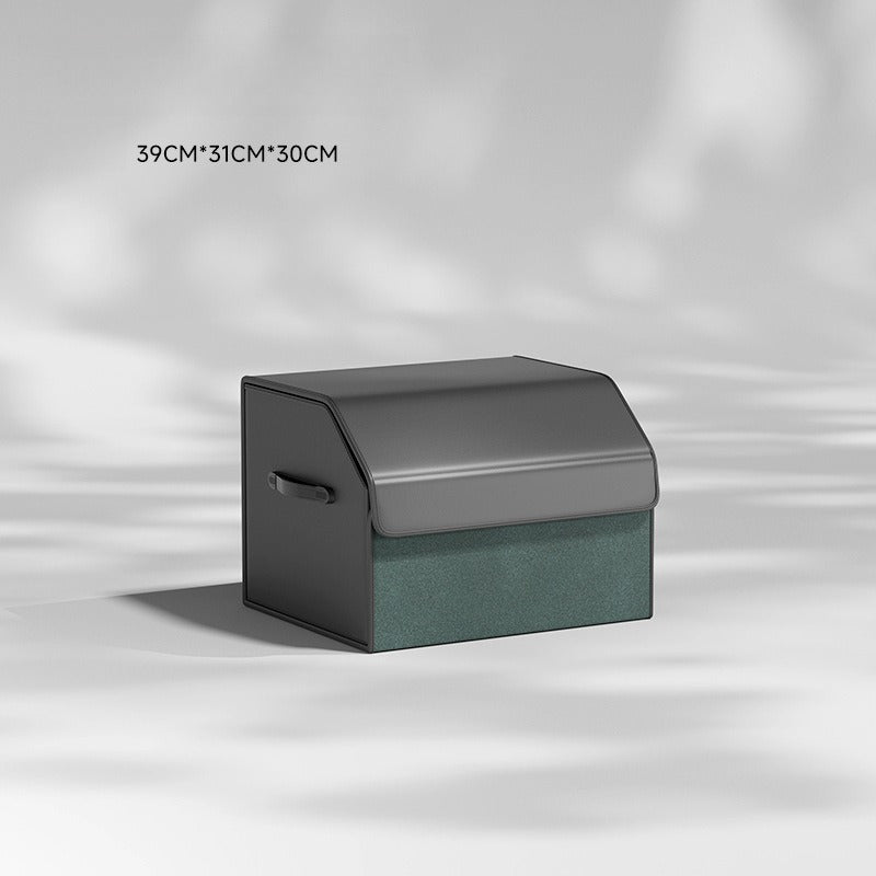 Foldable Leather Car Trunk Storage Box