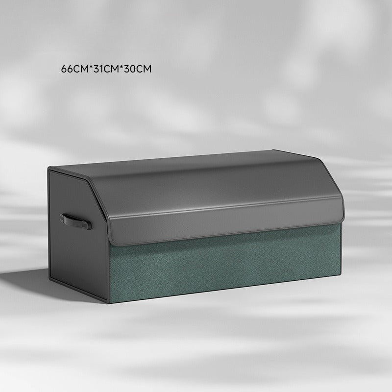 Foldable Leather Car Trunk Storage Box