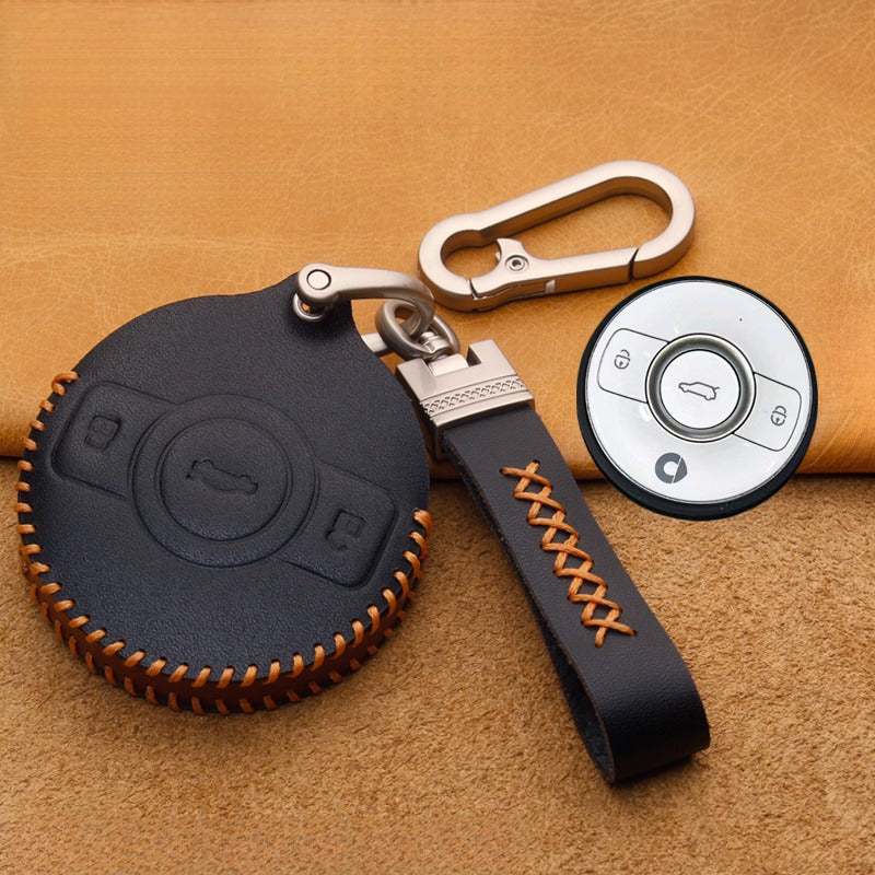 Genuine Leather Key Case for Smart #1 / Smart #3