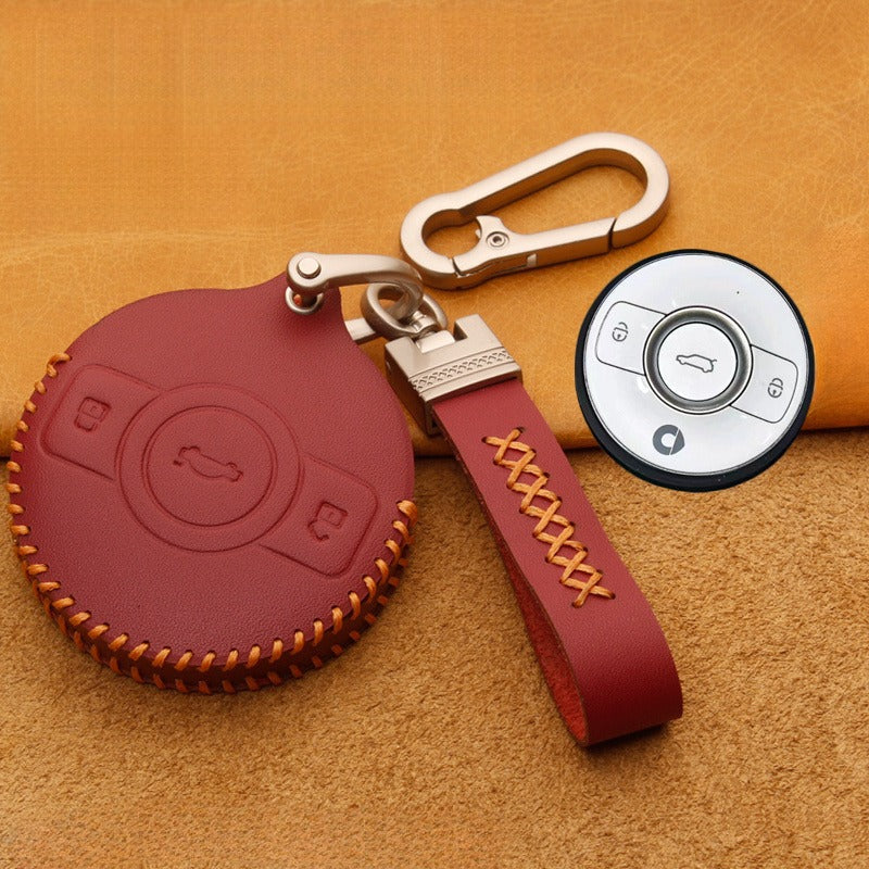 Genuine Leather Key Case for Smart #1 / Smart #3
