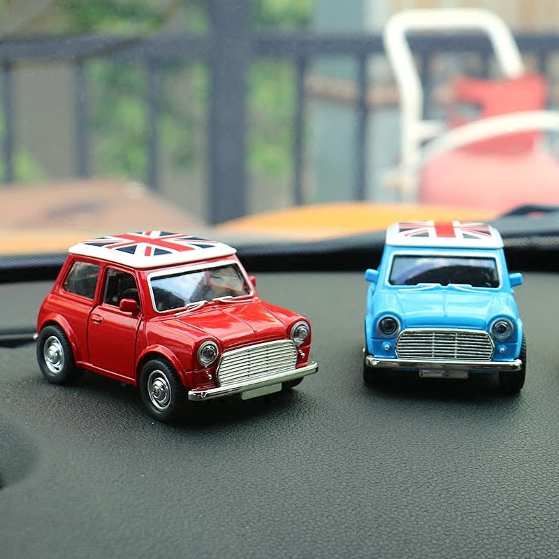 Mini Cooper Alloy Toy Cars Interior Decoration Evfuns