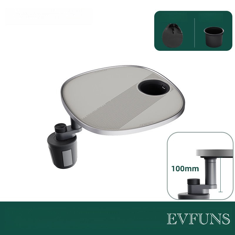 Multifunctional Floating Car Table – 360° Adjustable Camping & In-Car Desk