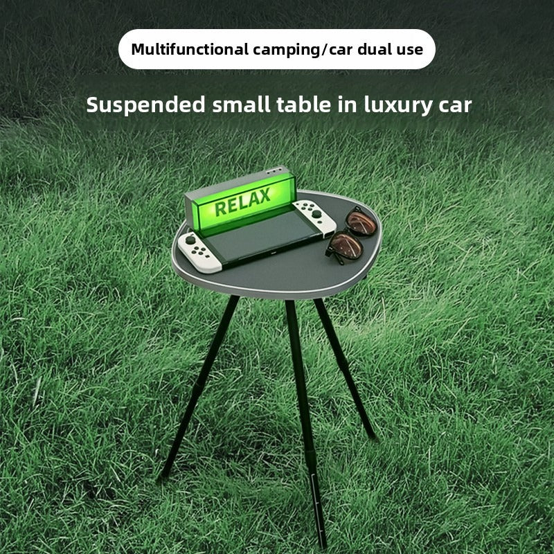 Multifunctional Floating Car Table – 360° Adjustable Camping & In-Car Desk