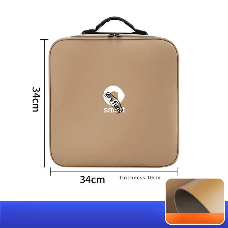 Nappa Leather EV Charging Cable Storage Bag For Smart