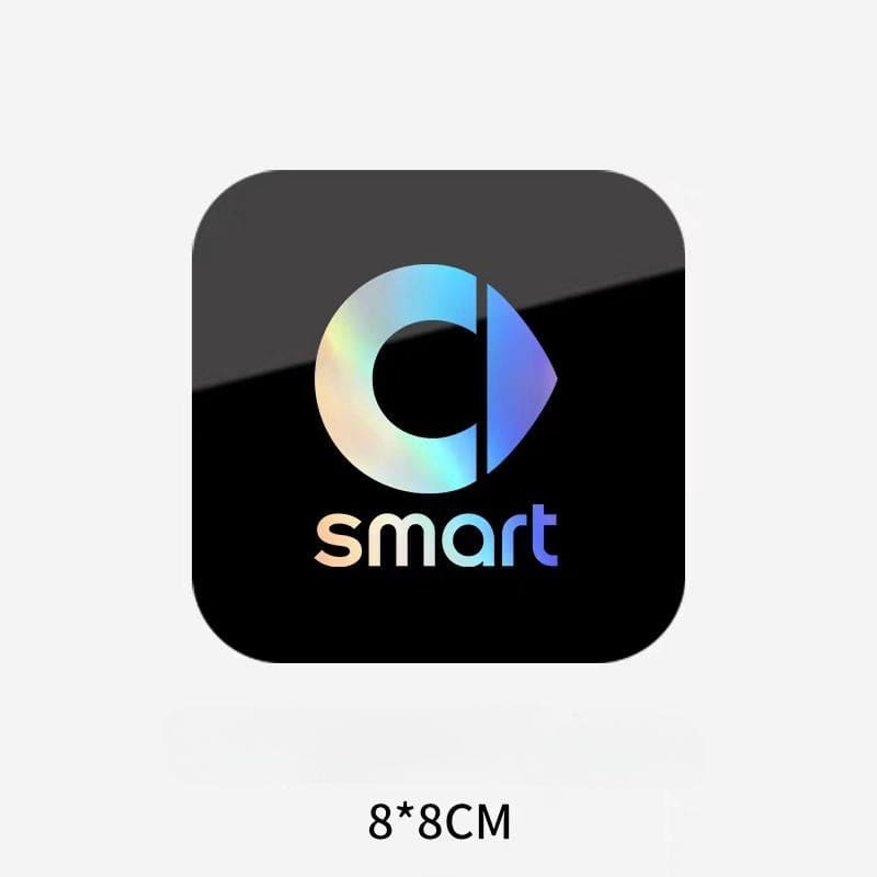 Reflective car stickers for Smart Blue Evfuns