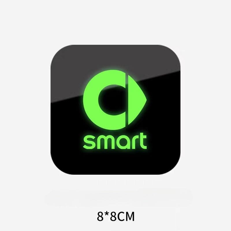 Reflective car stickers for Smart Green Evfuns