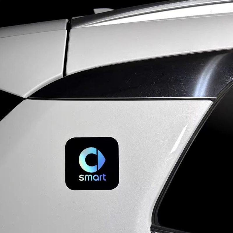 Reflective car stickers for Smart Evfuns