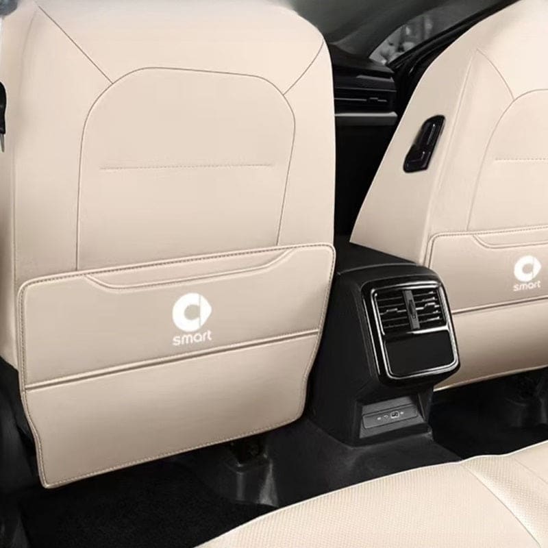 Seat Back Protector Mat for smart (2pcs) Beige Evfuns