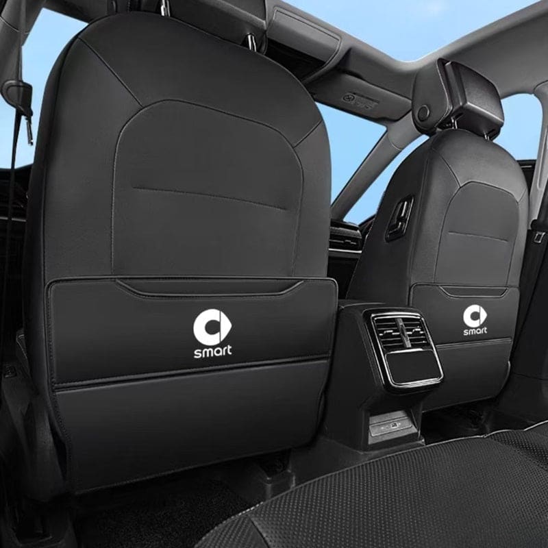 Seat Back Protector Mat for smart (2pcs) Black Evfuns