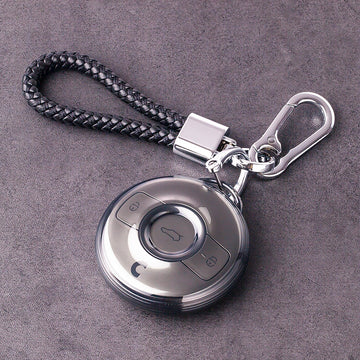 Translucent Black Soft Silicone Key Cover for Smart #1 #3