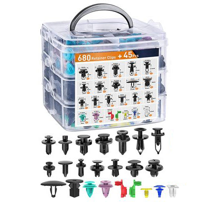 Car Fastener Clips & Removal Tool Set
