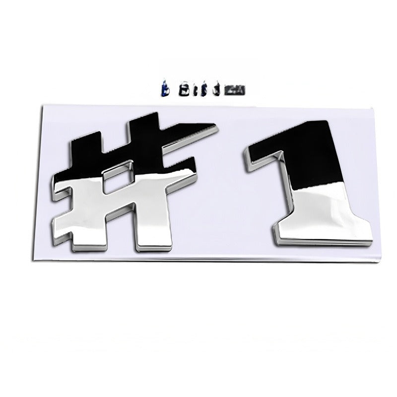 Smart #1/#3 Front & Rear Trunk Badges