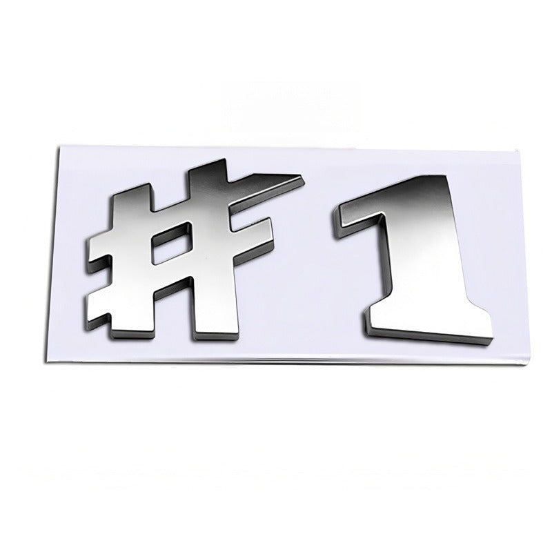 Smart #1/#3 Front & Rear Trunk Badges