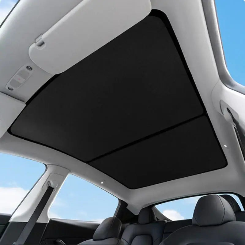 Smart #3 Sunshade with Steel Wire Frame Nano Ice Crystal-Black Evfuns