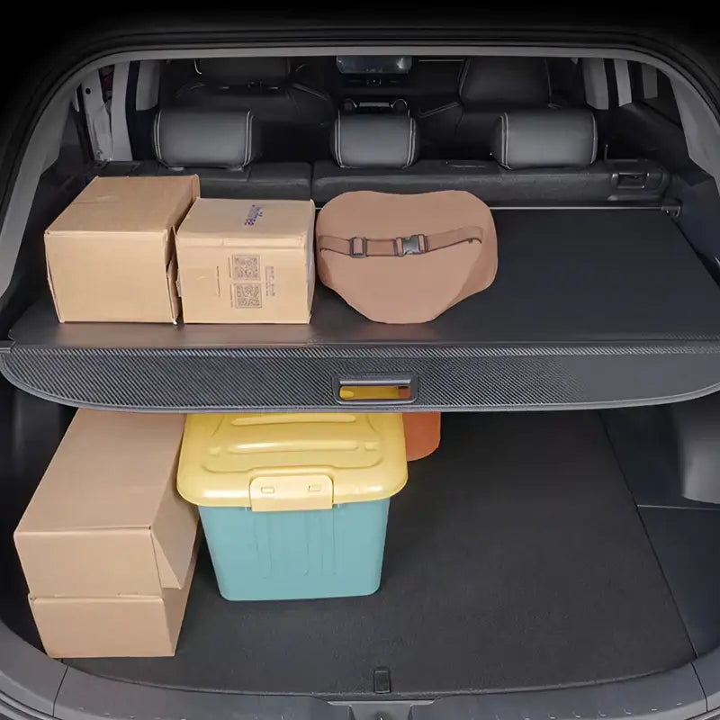 Smart #3 Trunk Curtain Microfiber Leather Layered Storage Evfuns