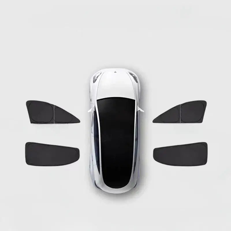 Smart #5 Car Window Sunshade Double-Layer Opaque Fabric Enhances Privacy Evfuns