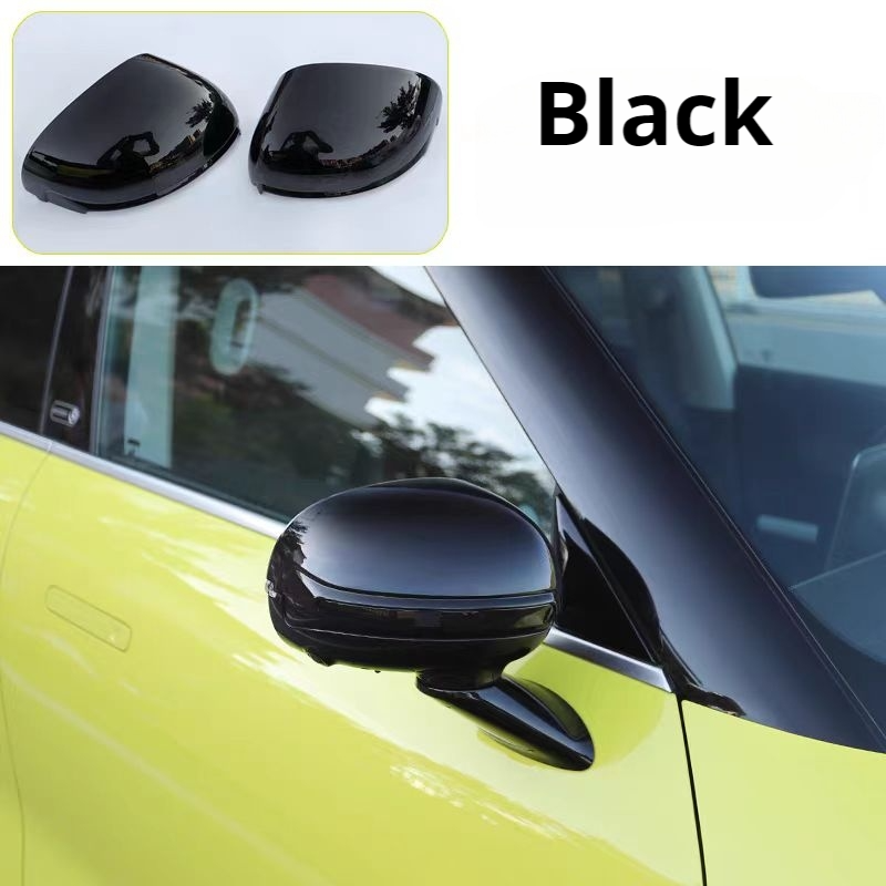 Smart #5 Mirror Covers Seamless Fit Carbon Fiber Texture Black Evfuns
