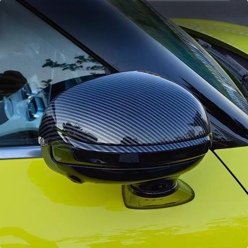 Smart #5 Mirror Covers Seamless Fit Carbon Fiber Texture Evfuns