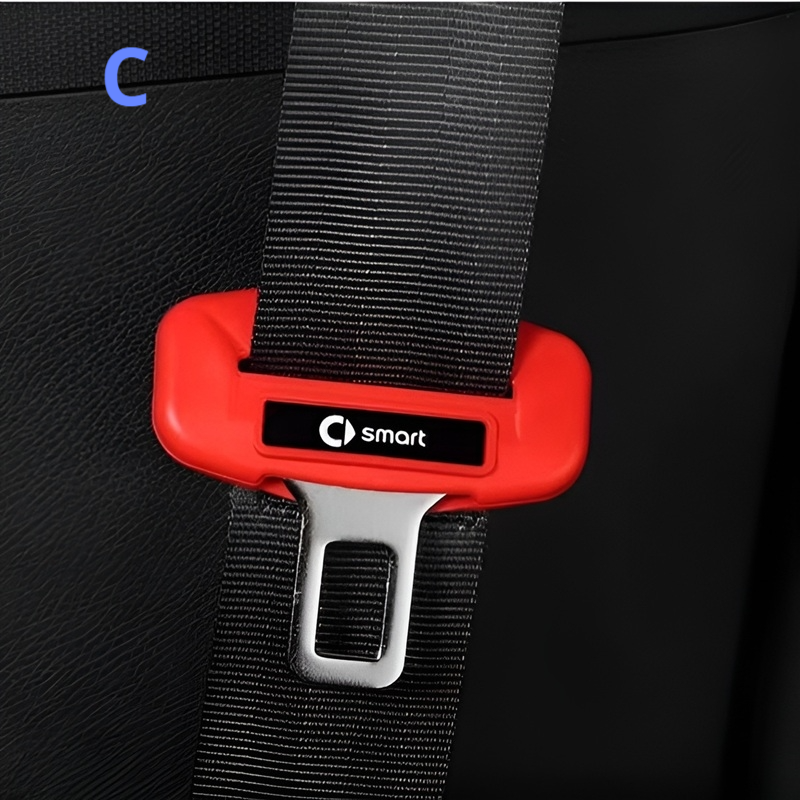 Smart #5 Seatbelt Buckle Protector Silicone Options Front Row-2Pcs / C Evfuns