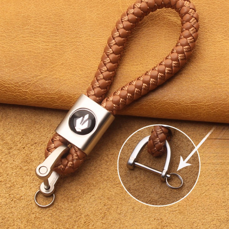 The genuine leather key case is suitable for Smart#5