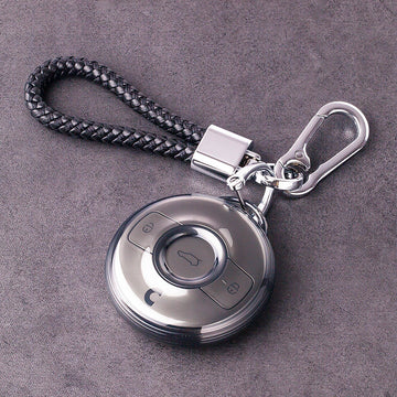 Translucent Black Soft Silicone Key Cover for Smart #1 #3