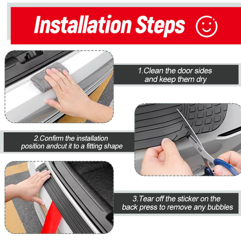 Universal Trunk Bumper Guard & Door Sill Protector