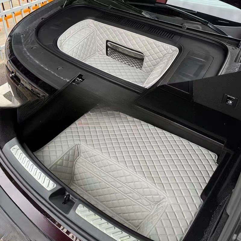 Weather Trunk Storage Mat for Smart #5 Front Trunk Mats + Rear Bottom Pad / Beige Evfuns