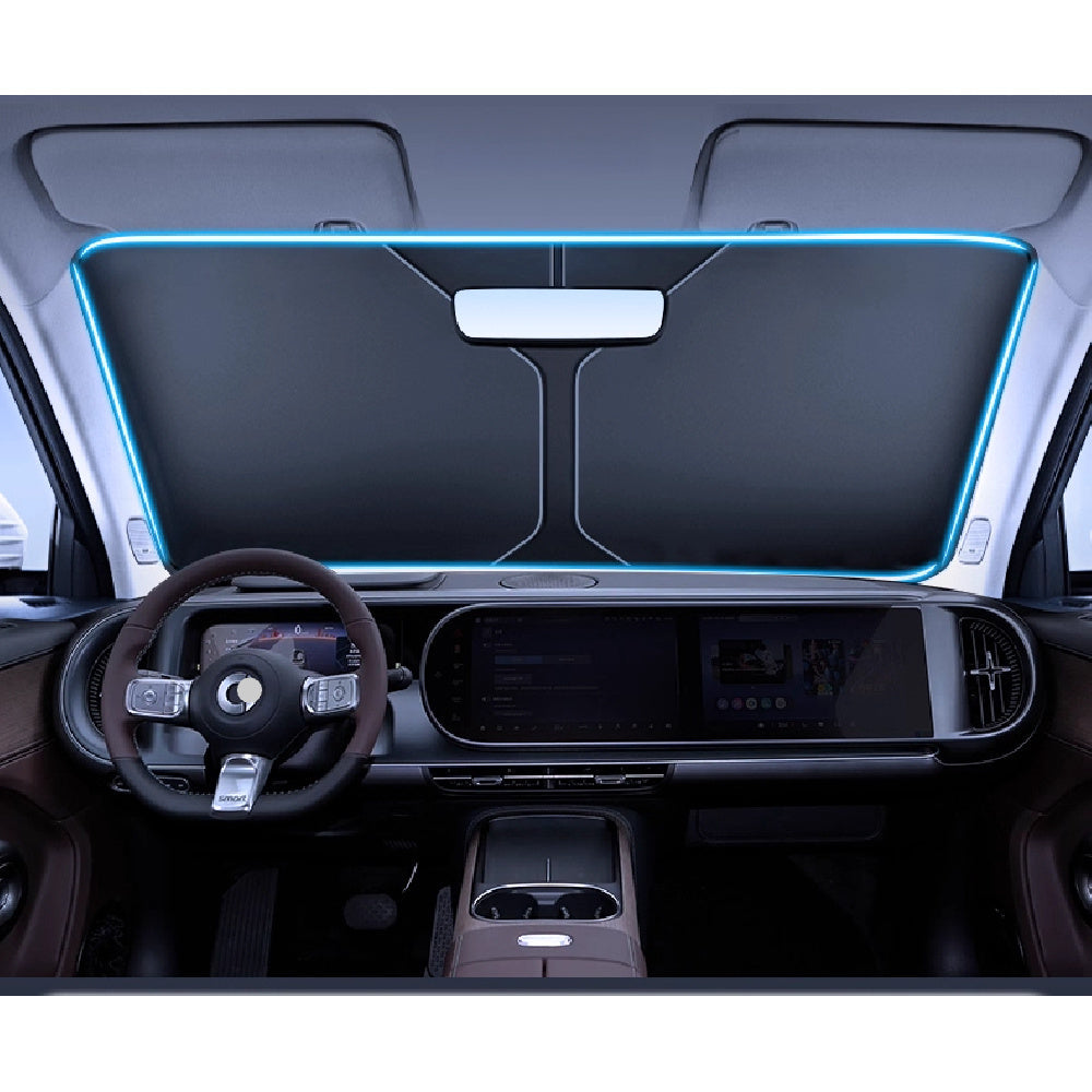 Windshield Sunshade Umbrella Heat Insulation Sun Block Cover For Smart # 5