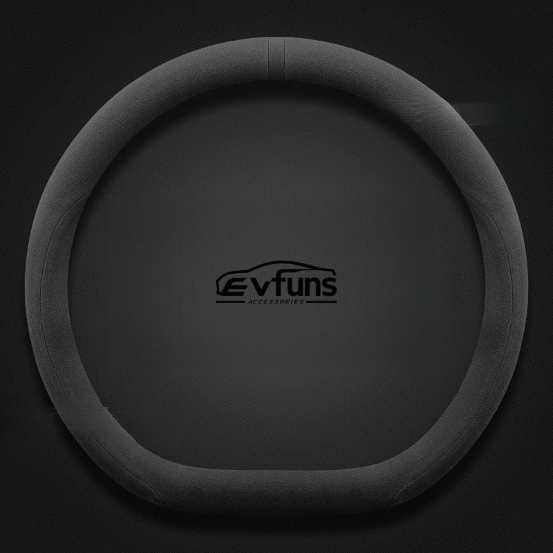 Winter Suede Steering Wheel Cover For Smart